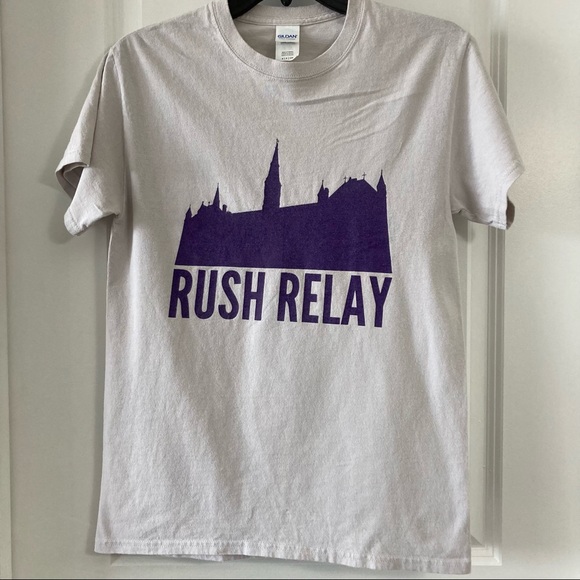 Georgetown University Relay for Life Cancer Short Sleeve Cotton T Shirt - Picture 1 of 3